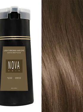 Nova 3-in-1 Hair Coloring Shampoo Oil Control Fluffy Refresh
