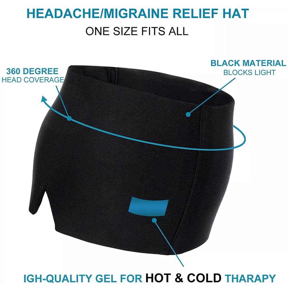 Gel Hot Cold Therapy Headache Migraine Relief Cap For Chemo,-图1