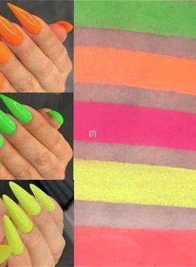 1/6PCS Neon Eyeshadow Loose Powder Pigment Shimmer Shining