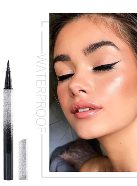 1PC New Brand Women Black Liquid Eyeliner Long-lasting Water