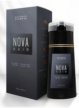 Nova Hair Dyeing Hair Care Shampoo 3-in-1 Natural Fast White