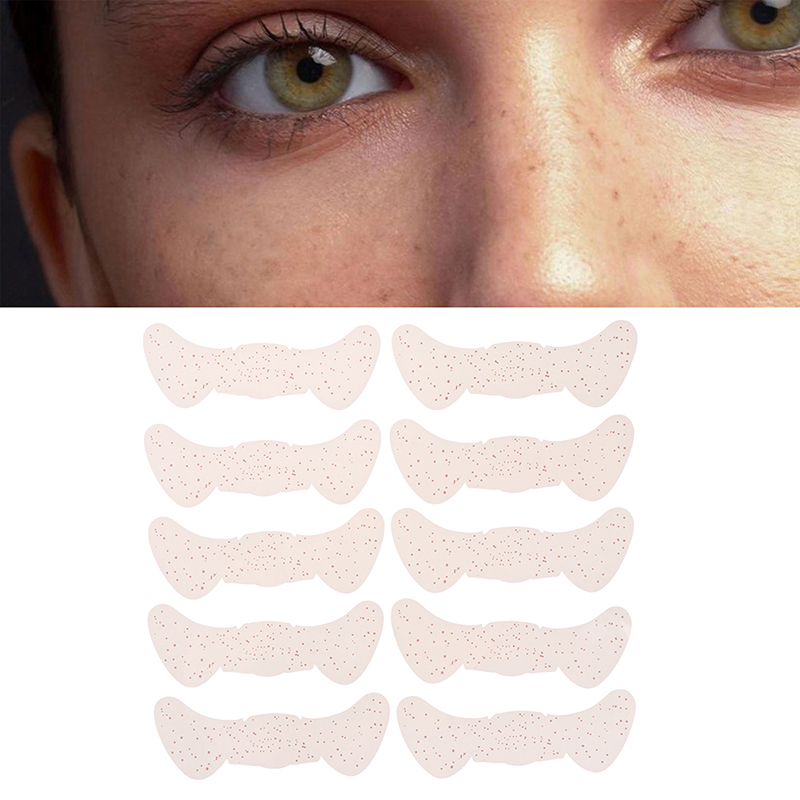6/10pcs Sexy Fake Freckles Tattoo Stickers Freckles Makeup - 图0