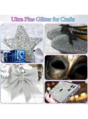 6Bottles Iridescent  Fine Glitter Series Powder Resin Suppli
