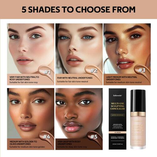 Multi-Use Foundation Long-lasting Matte Waterproof Oil Hight - 图2