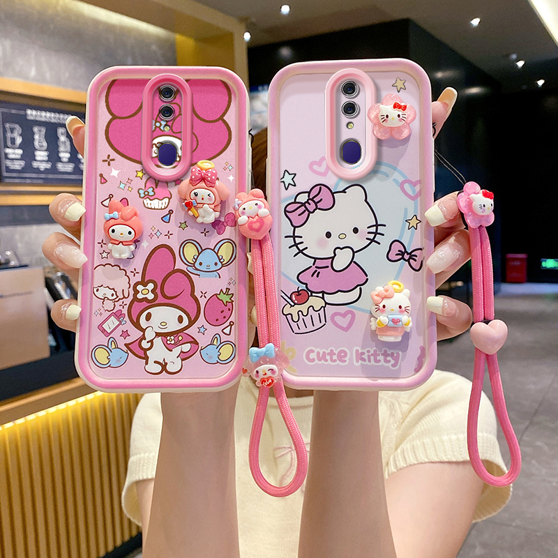 适用于OPPO A9手机壳可爱少女PCAM10立体蜡笔小新opopa9x保护套ins日韩学生ooppa9全包边oppia9x个性卡通0ppo-图1