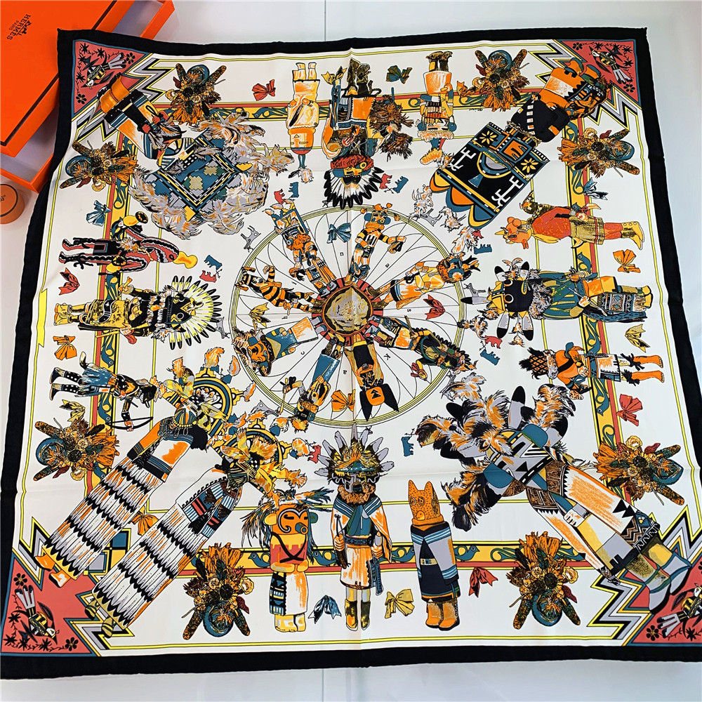 欧美法式90x90cm裱框丝巾大方巾女装饰时尚领巾洋气外搭披肩围巾,淘宝优惠券,粉丝福利购,淘宝优惠卷