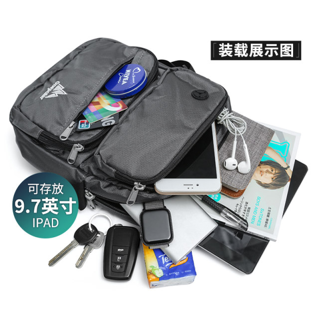 Onepolar polar shoulder crossbody ຖົງ fabric ກັນນ້ໍາ