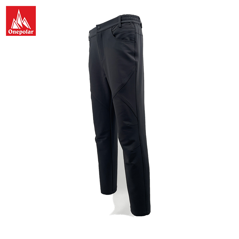 onepolar极地户外软壳裤男防风透气冲锋裤女弹力徒步登山防风裤 - 图0
