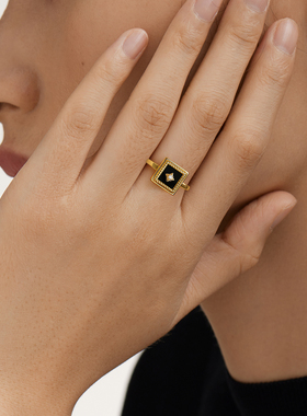 Lola Rose罗拉玫瑰画框戒指女新款小众复古时尚生日礼物