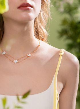 Lola Rose罗拉玫瑰新款常青藤三叶项链女款爆款珍珠饰品生日礼物