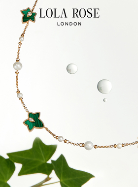 [新品上市]Lola Rose罗拉玫瑰常青藤多叶项链常青藤生日礼物