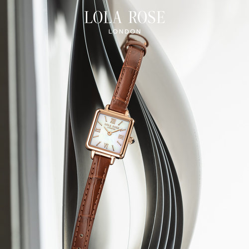 Lola Rose罗拉玫瑰经典小棕表女士手表女款高级复古生日礼物 - 图3