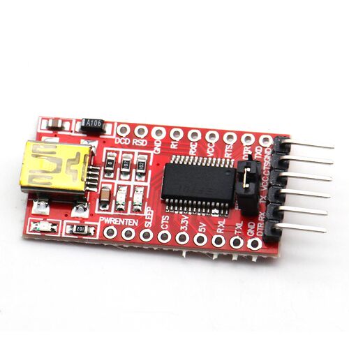 USB转TTL 支持3.3V 5V FT232RL模块专用 下载线 mini接口 - 图1
