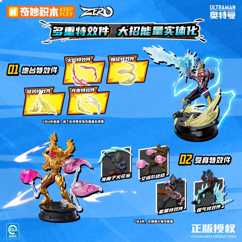 奇妙积木人奥特曼无限版第二弹奥特羁绊ZERO可动手办玩具2代迪迦,淘宝优惠券,粉丝福利购,淘宝优惠卷