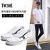 Tweak Twick giày nam mùa xuân và mùa thu mới giày thấp để giúp giày thông thường giày vải cơ bản nam - Plimsolls