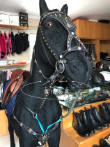 Customize western water Le reins Chest Belt Suit Orenma Furniture Equestrian Items Horses Equipped with Bull Leather Water Le Reins