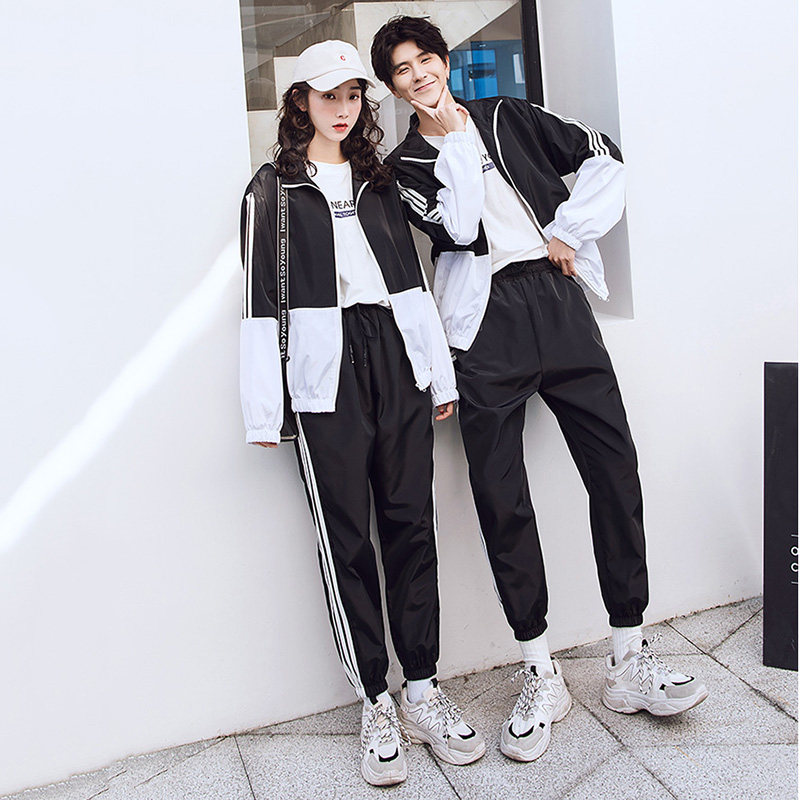 初高中学生班服定制校服情侣卫衣 卡瑟薇休闲运动套装