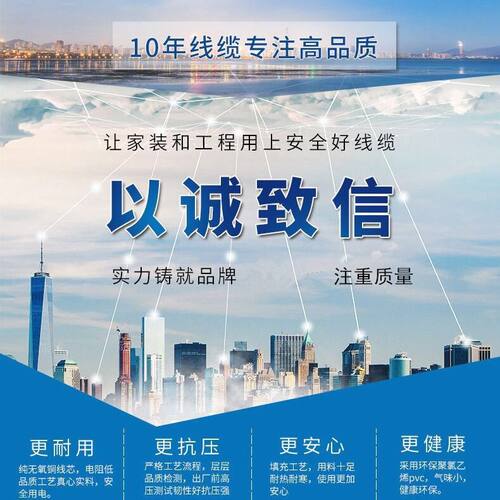 高清监控线带电源一体综合线75-5纯铜75-3模拟视频监控线同轴电缆 - 图3