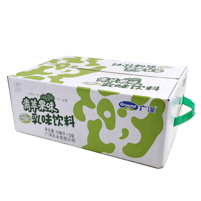 广泽苹果味牛奶味饮料东北特产正品广泽100ml*28袋草莓味乳味饮料 - 图3