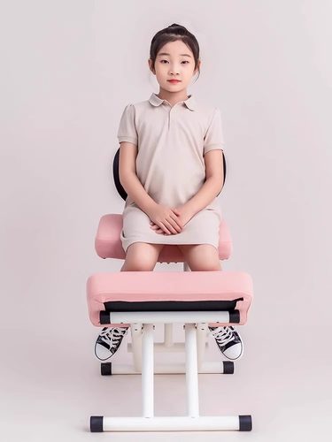 跪式坐姿学生椅学习椅子成人顶腰椅办公椅靠椅跪椅电脑椅 - 图2