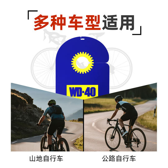 WD40 bicycle disc anti-fouling plate