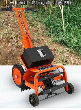 电动除草机开沟神器多功能锄草小型农用割草机翻松土充电微耕神器