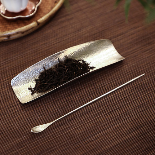 纯银时代 素心茶针茶道零配足银999高端茶拨单个茶道茶席百搭物件 - 图0