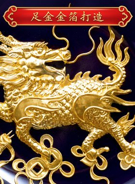 金箔工艺品店铺客厅陶瓷装饰摆件