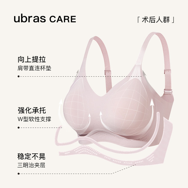 ຫາຍໃຈເຫຼື້ອມເປັນເງົາ Ubras Prosthetic Bra