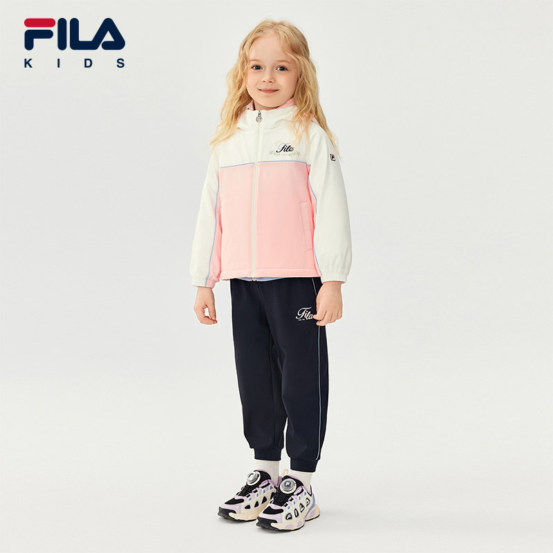【斐护科技】FILA斐乐儿童羽绒服小童2025冬季女童外套加绒两件套,淘宝优惠券,粉丝福利购,淘宝优惠卷