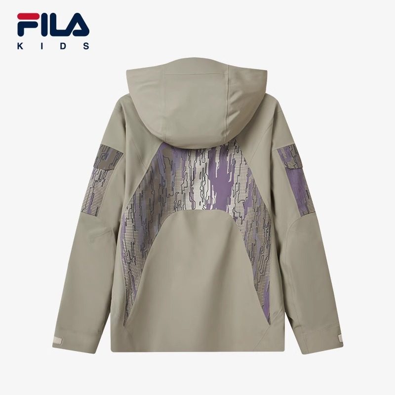FILA斐乐童装儿童外套2024冬季新款男童中大童梭织秋冬装连帽外套,淘宝优惠券,粉丝福利购,淘宝优惠卷