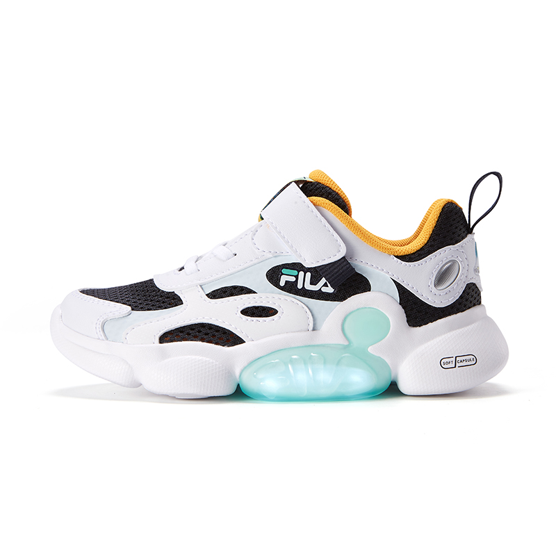 FILA x Pepe Shimada斐乐童鞋2022夏季新款男女小童亮灯儿童跑步-图3