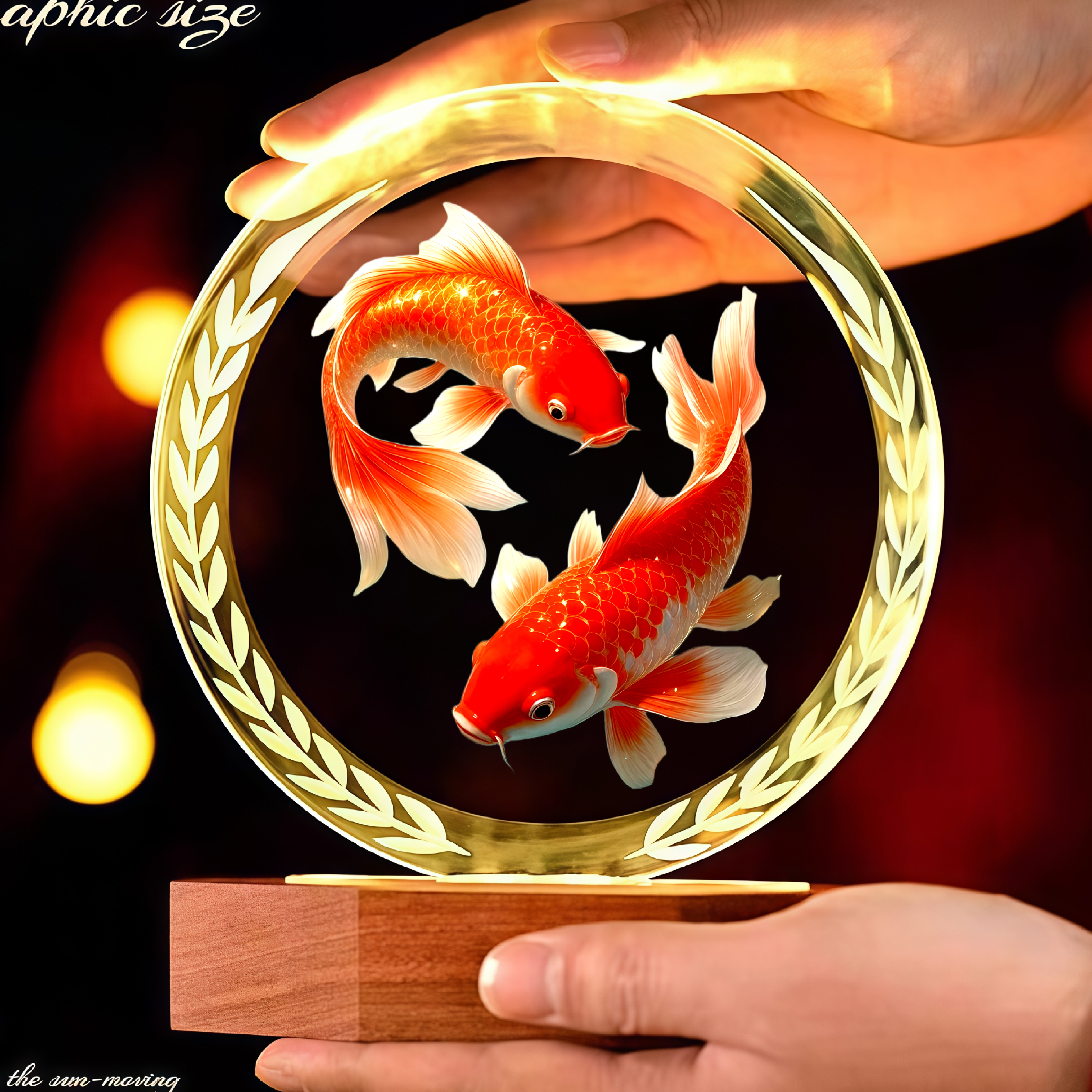 招财双龙鱼水晶摆件桌面装饰客厅办公室吉祥物开业乔迁工艺品摆件,淘宝优惠券,粉丝福利购,淘宝优惠卷