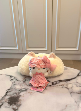 济州岛海女中古hellokitty包包挂件可爱毛绒公仔书包饰品玩偶