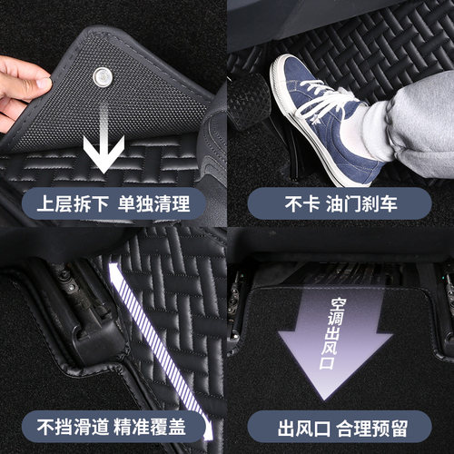 华为智选赛塞力斯SF5专用20/21年2020款2022大全包围汽车脚垫改装 - 图2