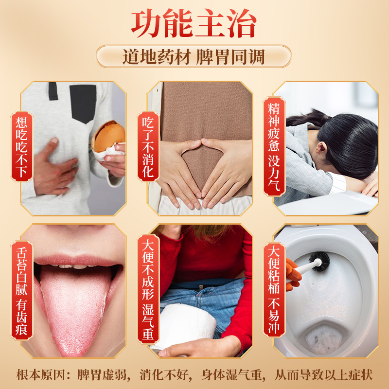 5盒修正参苓白术散中成药丸健脾胃调理虚弱祛湿养脾散官方旗舰店