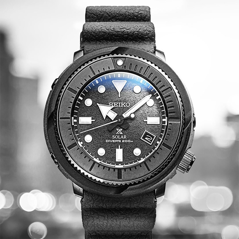 seiko精工旗舰店SEIKO精工官网PROSPEX太阳能手表男表运动罐头潜水表SNE5370