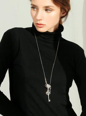 时尚风韩国长款配饰挂件钥匙项链