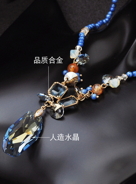 短款吊坠大气日韩风挂饰毛衣链