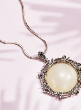 毛衣链女大气吊坠项链高档韩国