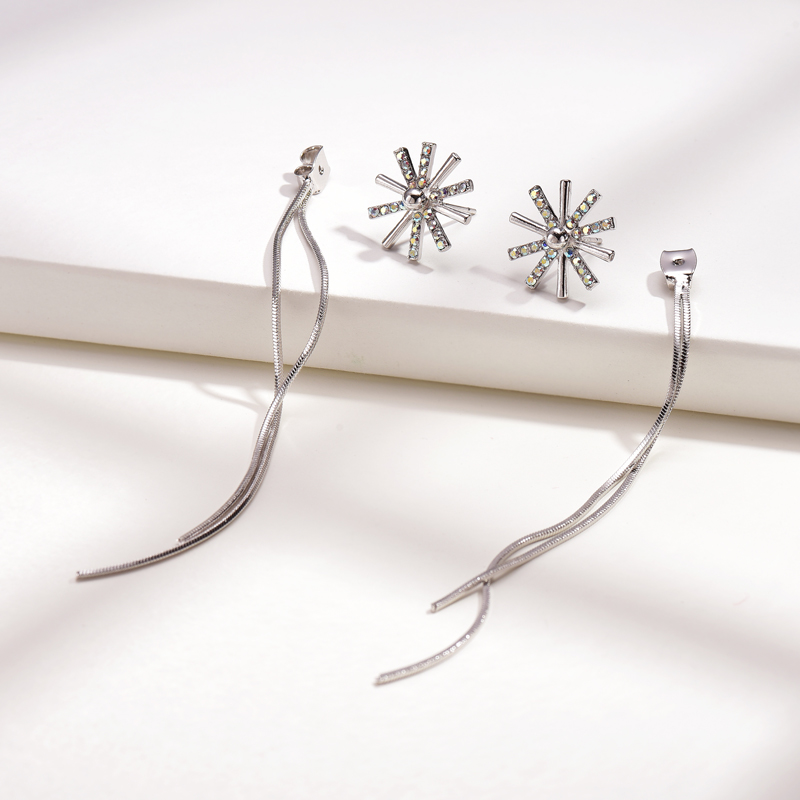 2025新款潮流苏耳环女耳线长款气质百搭网红高级感两戴耳钉配饰品 - 图3