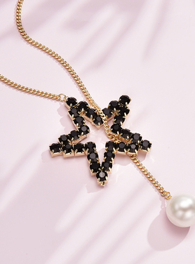 长款高档大气百搭挂件毛衣链