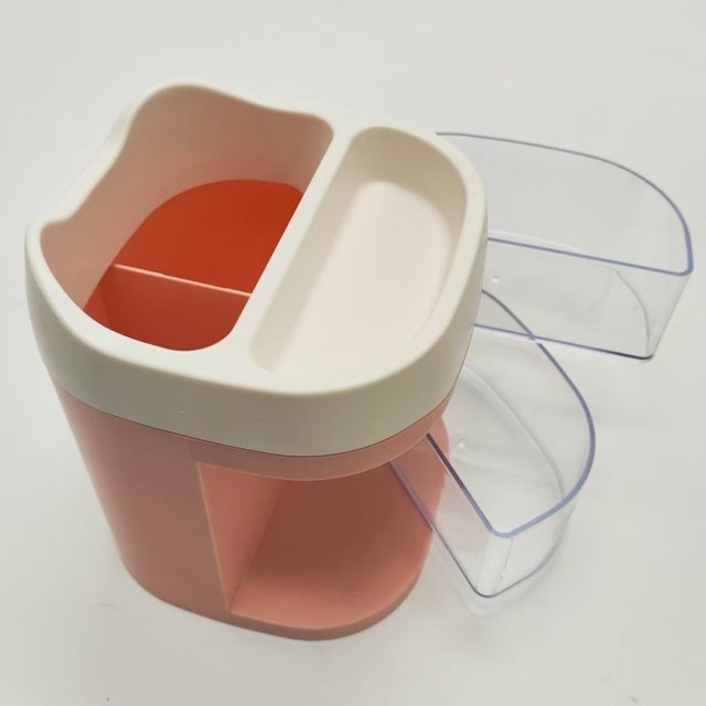 Desktop storage box multi-function pen holder makeup brush box