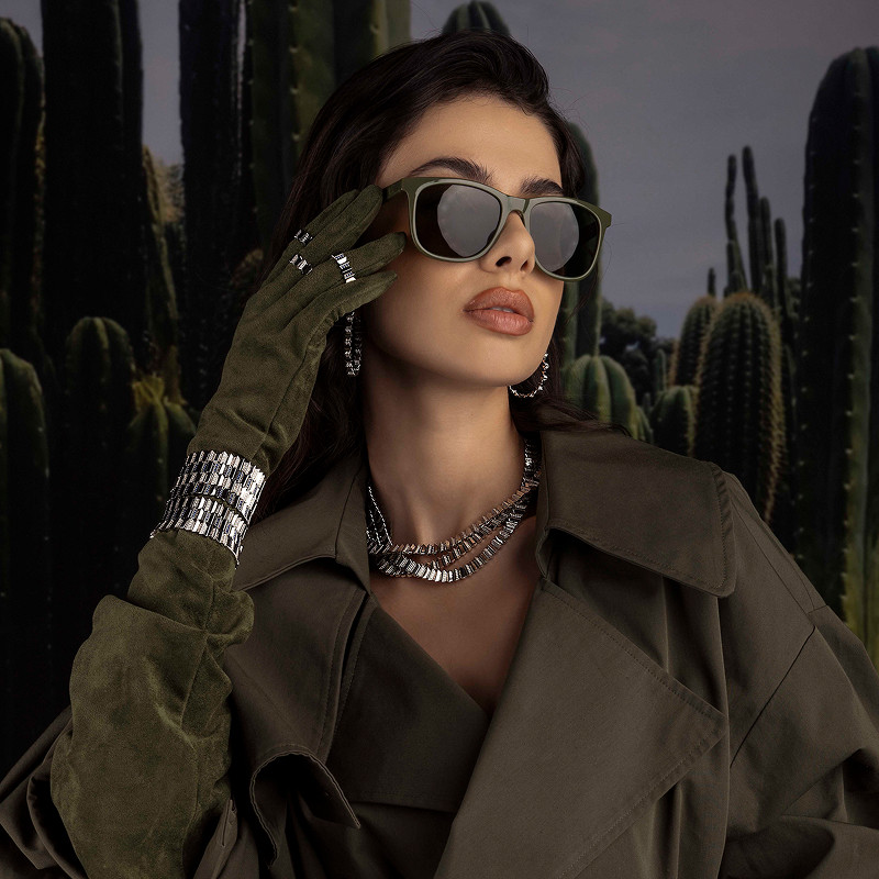 [杨紫同款]APM Monaco海军蓝Up and Down戒指深灰宽版男新年礼物