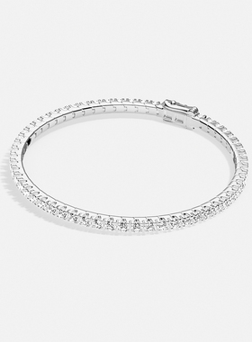 APM Monaco密镶网球手链银白色手饰经典简约送人生日圣诞礼物