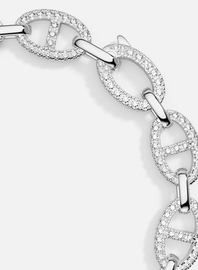 无忧换货APMMonaco女士银饰手链