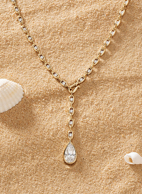 Y字形Éclat可调节项链