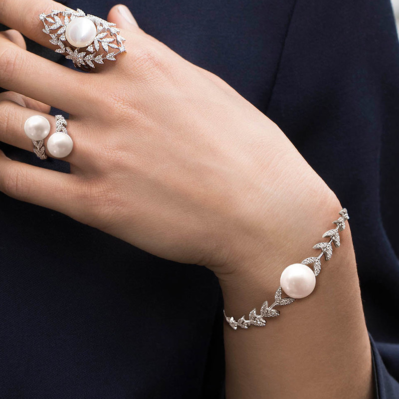 apm monaco珍珠女闺蜜生日优雅手链 APM Monaco手链