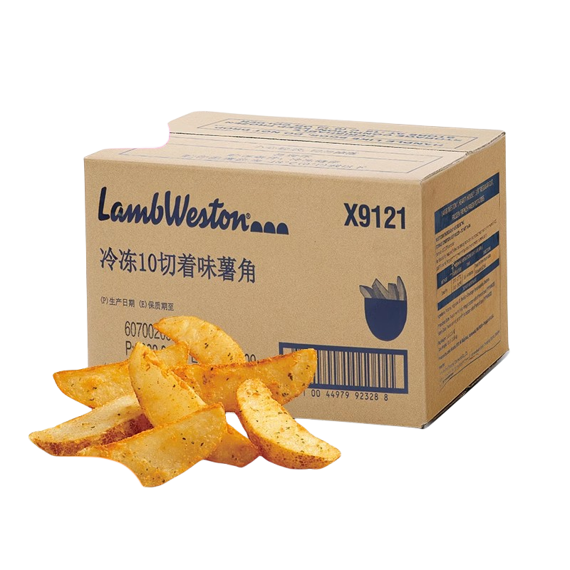 蓝威斯顿进口X9121葱味10切大薯角冷冻西式快餐烘培原料半成品 - 图3