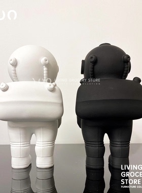 宇航员装饰摆件车载树脂礼品卡通